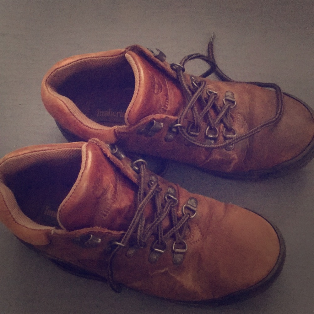 Vintage Timberland hiking boots